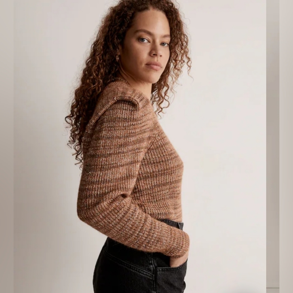 Madewell Space-Dyed Prentiss Pullover Sweater